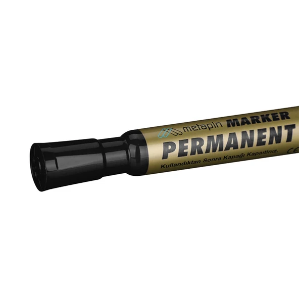 Metapin Permanent Markör Kesik Uçlu Koli Kalemi 5 mm 1 Adet - 4
