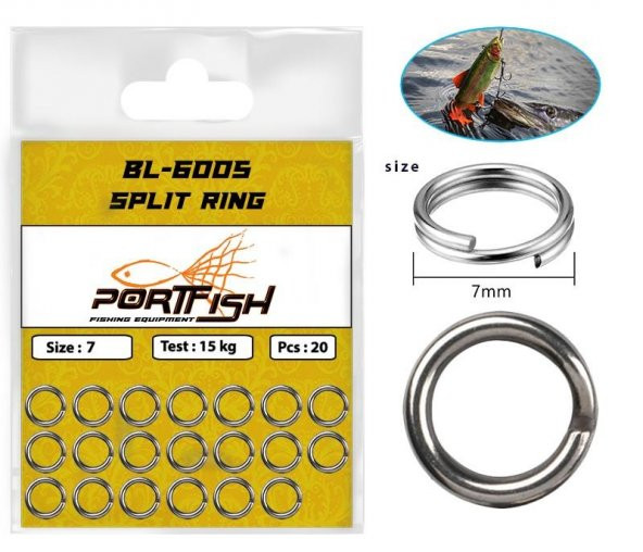 Portfish BL-6005 Kaşık Halkası (Split Ring)