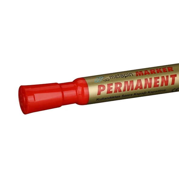 Metapin Permanent Markör Kesik Uçlu Koli Kalemi 5 mm 1 Adet - 2