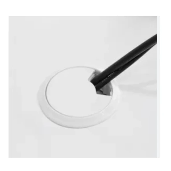 Masa Üstü Kablo Kanalı Deliği Kapağı Beyaz Masa Kapağı 8 cm (5 Adet) - 5