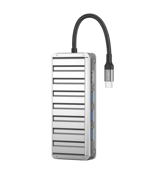 Fulltech 6in 1 TYPE-C to USB HUB FH4 - 2