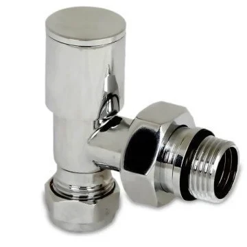 Radyatör Havlupan Vanası Krom - PEX Çıkışlı (2 ADET)