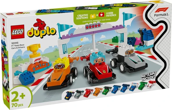 LEGO Duplo 10445 F1 Team Racing Cars and Drivers