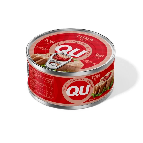 QU Acılı ve Sade Ton Balığı 160gr - 2