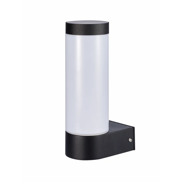 E27 Duylu Duvar Konsollu Bahçe Armatürü, Elektrikle Çalışır Plastik Kasa Duvar Aplik (Ampul Hariç) - Resim 3