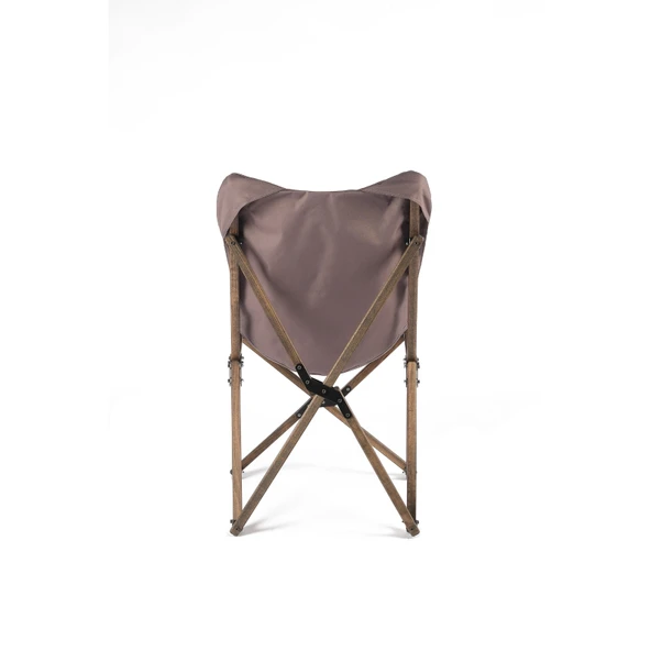 Bag The Joy Ahşap Katlanır Kamp Bahçe Sandalyesi Antrasit Iskelet Koyu Gri Kılıf - 4