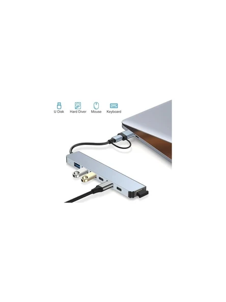 Fulltech 7-in-1 USB Hub FH8 - 3