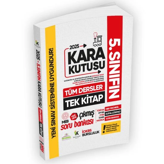 2025 5.sınıf İOKBS BURSLULUK Tüm Dersler Çıkmış Soru Bankası Tek Kitap Yeni Sistem Tamamı Çözümlü - 2