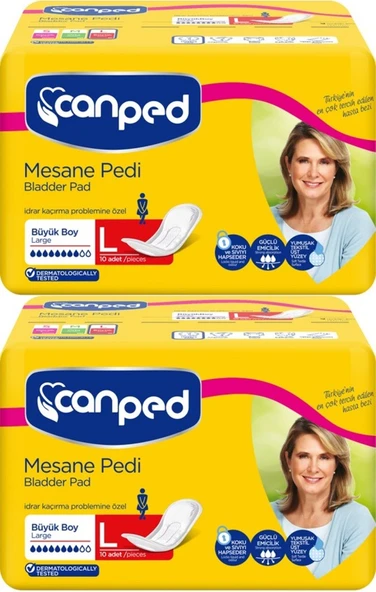 Canped Mesane Pedi Klasik L - Large - Büyük Boy 20 Adet ürün görseli 1