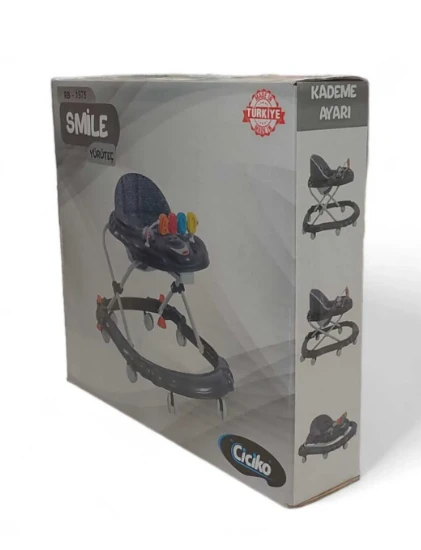 Ciciko Smile Stoplu Yürüteç / Gri - 5