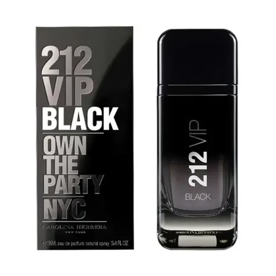 Carolina Herrera 212 Vip Black EDP 100 ml Erkek Parfüm - 1
