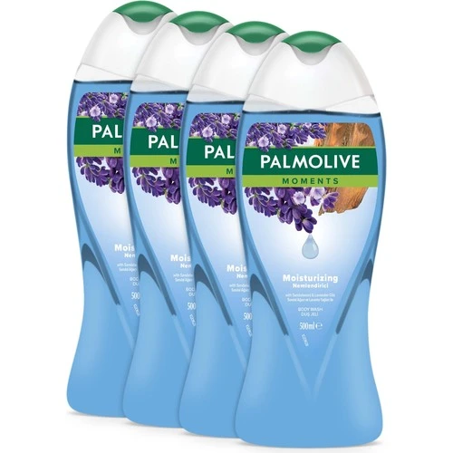 Palmolive Moments Sandal Ağacı ve Lavanta Yağları ile Nemlendirici Banyo ve Duş Jeli 500 ml x 4 Adet - 2