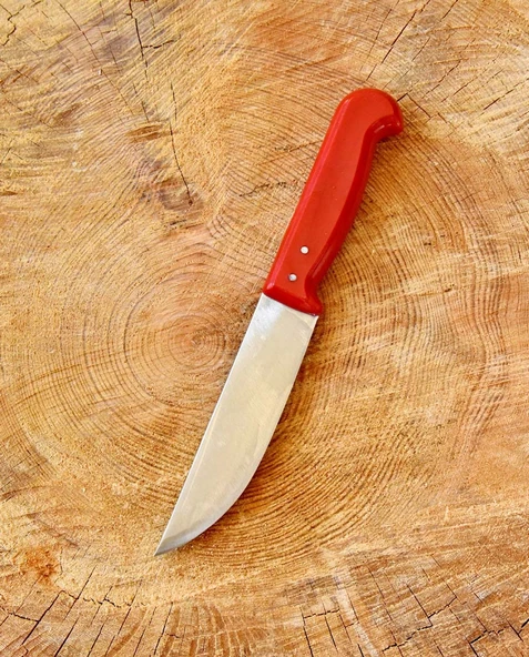 Tapan Mutfak Bıçağı Paslanmaz 26 cm Kırmızı - 3