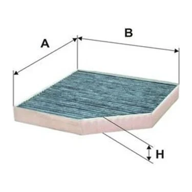 Sardes SCA3096-Polen Filtresi Audi A6- A7- A8 2.0-2.8-3.0 Fsi-Tdi 2011 Karbonlu ürün görseli 1