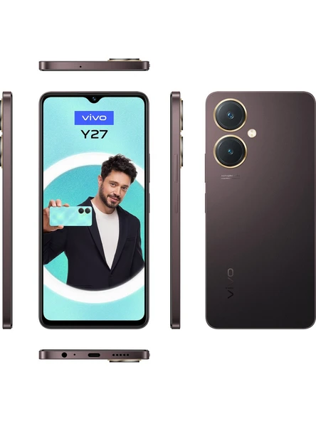 Vivo Y27 128 GB 6 GB Ram (Vivo Türkiye Garantili) Bordo - 3