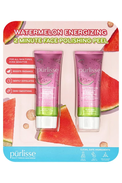 Purlisse Watermelon Yüz Peelingi İkili Set 2x70ML - 2