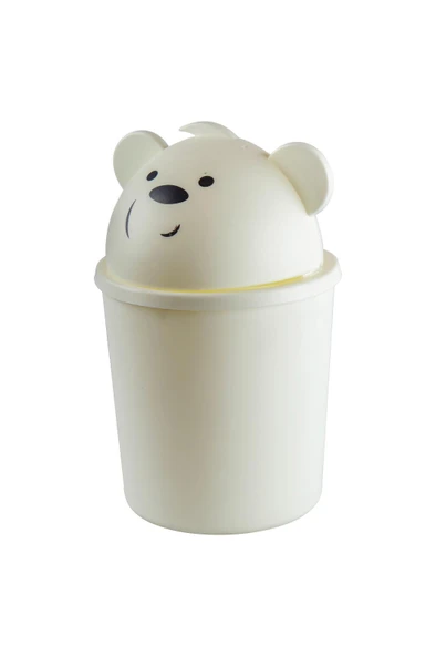 HOMENIVA Bears Mini Masaüstü Çöp Kutusu 1 LT - 11