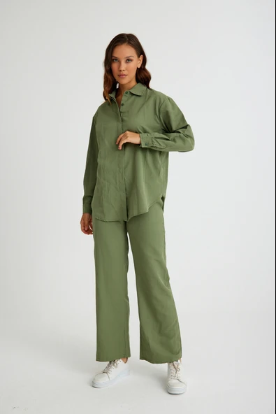 Alt Üst Keten Günlük İkili Takım - Resim 3