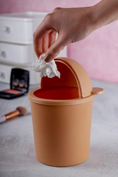 HOMENIVA Bears Mini Masaüstü Çöp Kutusu 1 LT - 4