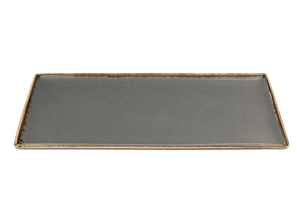 Porland Seasons Koyu Gri Baton Pasta Tabağı 16x35 cm 04ALM002482 - Resim 2