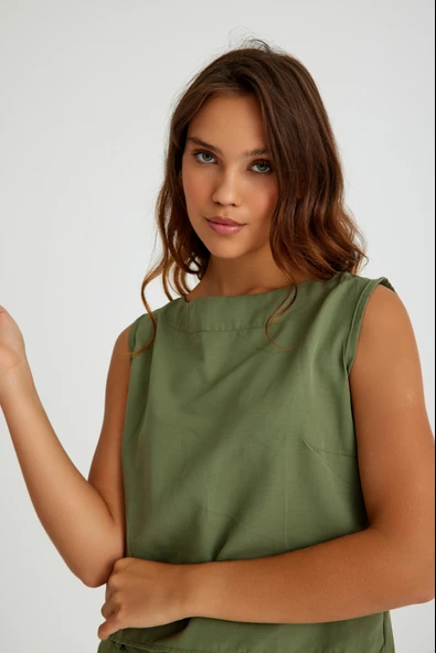 Rahat  Kolsuz  Alt Üst Kadın Takım Keten Günlük - Resim 6