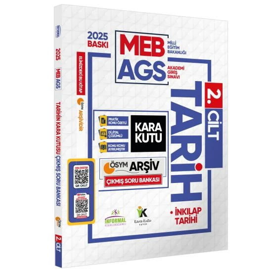 2025 MEB-AGS Tarih Kara Kutu MODÜLER SET 3lü ÖSYM Çıkmış Soru Bankası Konu Özetli Video/PDF Çözümlü - 3