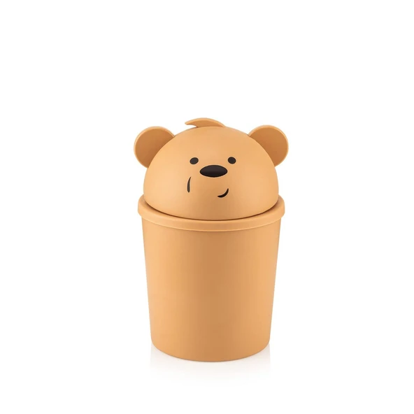 HOMENIVA Bears Mini Masaüstü Çöp Kutusu 1 LT - 6