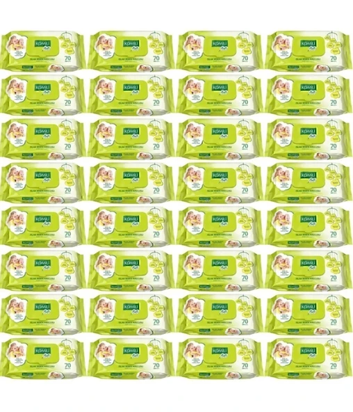 Komili Soft Kapaklı Islak Bebek Havlusu 2240 Yaprak