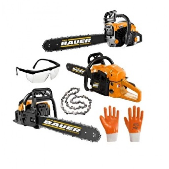 BAUER Alman Gtı-7200 Benzinli Motorlu Testere Ağaç Odun Dal Kesme Makinesi Orman Motoru - 2