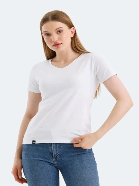 Slazenger Vivek Kadın Basic Kısa Kol T-shirt - 8