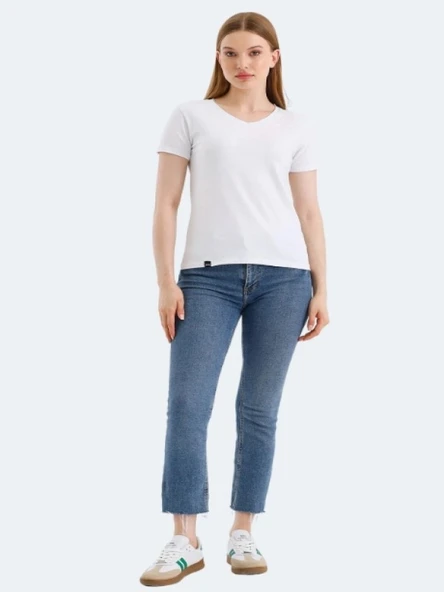 Slazenger Vivek Kadın Basic Kısa Kol T-shirt - 9