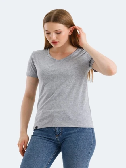 Slazenger Vivek Kadın Basic Kısa Kol T-shirt - 12