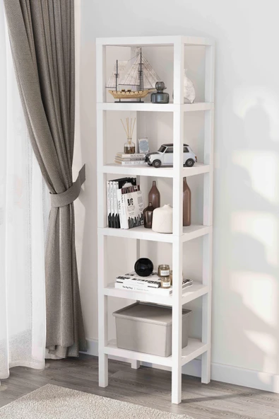 HOMENIVA 6 Katlı Ombeg Düzenleyici Banyo Rafı, Havluluk, Deterjanlık Makyaj Organizer - 2