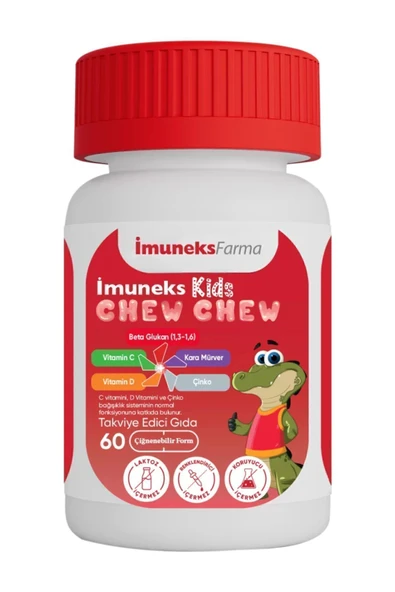 İmuneks Kids Chew Chew 60 Yumuşak Tablet