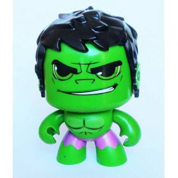 Hulk Surat İfadesi Değişebilen 10cm. Mighty Muggs Hulk Figürü