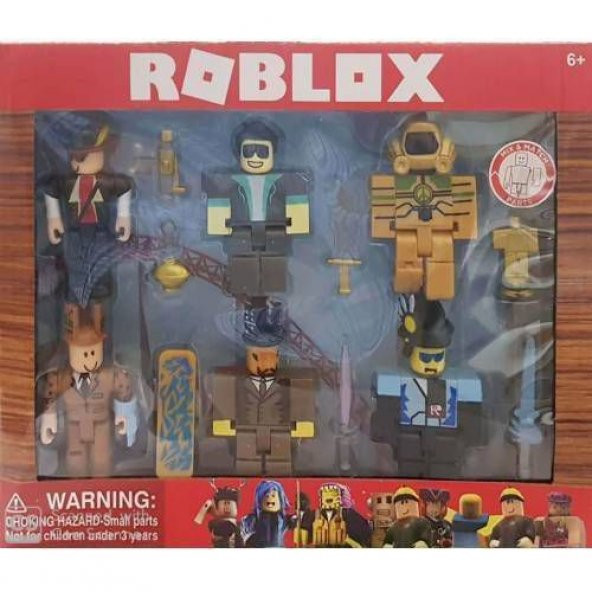 Roblox Oyuncak Büyük Set 6 Adet Figür 7 Adet Aksesuar Set - 2