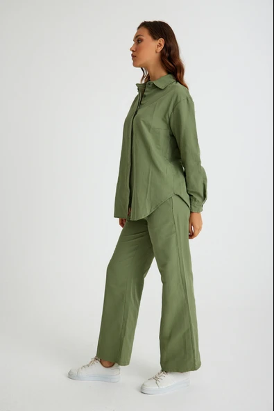 Alt Üst Keten Günlük İkili Takım ürün görseli