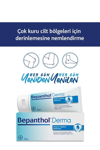 Bepanthol Derma Onarıcı Bakım Merhemi 50 gr x 2 Adet - 2