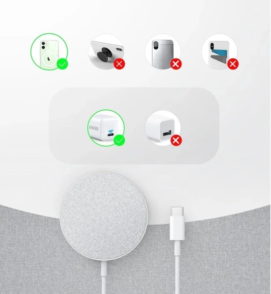 Anker Powerwave Select Plus Kablosuz Şarj Aleti - TEŞHİR - 2