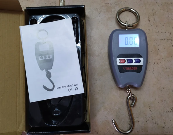 200 KG ASKILI KANCALI VİNÇ TERAZİ-KANTAR-PİLLİ-2 YIL GARANTİLİ