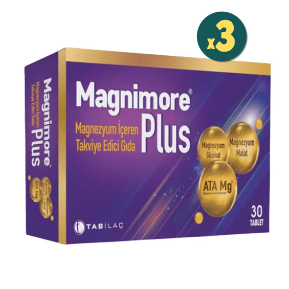 Magnimore Plus 30 Tablet 3 Adet