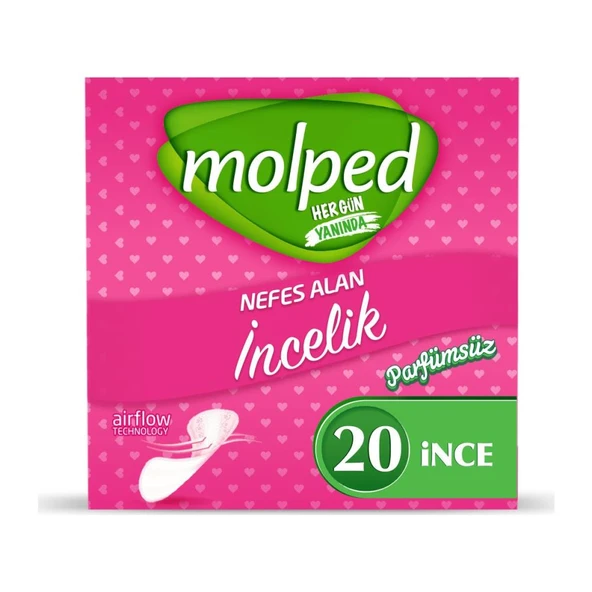 Molped Her Gün Ferahlık Günlük Ped 20'Li