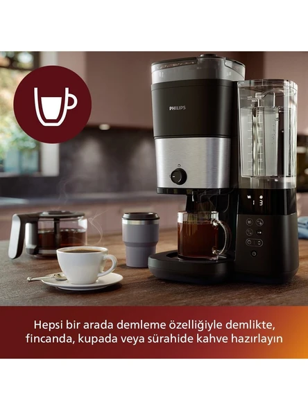 Philips HD7900/01 All-in-1 Brew Öğütücülü Filtre Kahve Makinesi - 3