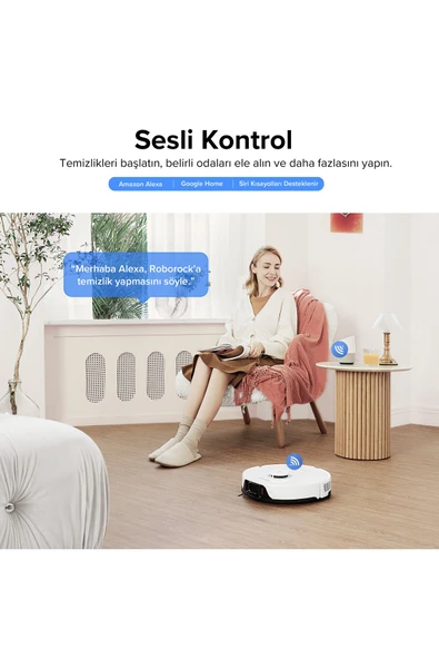 Roborock S8 Sonic Mopping Akıllı Robot Süpürge - Beyaz - Resim 8
