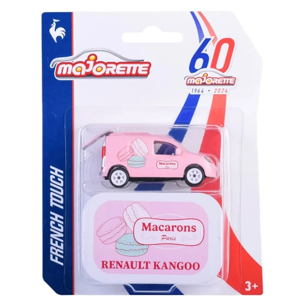 Majorette - “French Touch” Renault Kangoo (Pembe, Macaron)