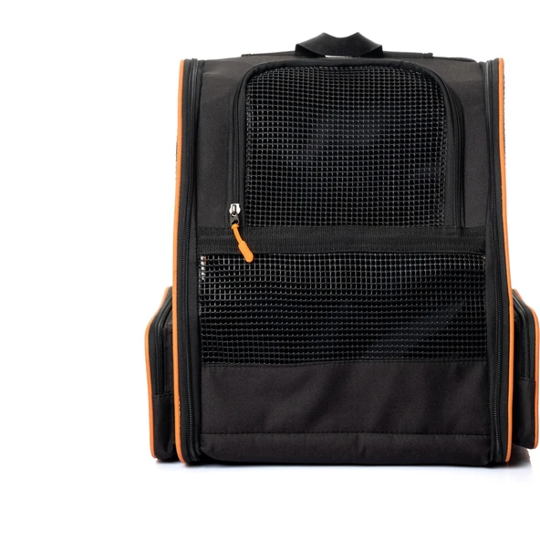 Brave Paws Kedi Köpek Çantası Yıkanabilir ve Hava Alan Piramit Model (Siyah)