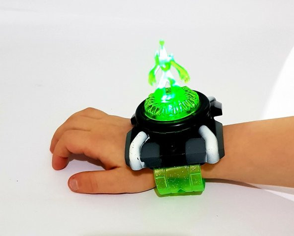 Oyuncak Benten Saat Ben 10 Saat Figürlü Uzay Işıklı Ben ten - 2