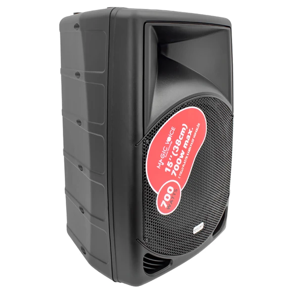 MAGICVOICE MV-3415 38 CM 700 WATT 15 PLASTİK KABİN PASİF HOPARLÖR (KÖPÜKSÜZ GÖNDERİLMESİN)