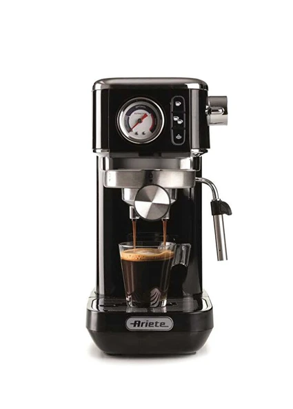 Ariete Moderna Espresso Slim 1300 W Siyah Kahve Makinesi - Resim 2