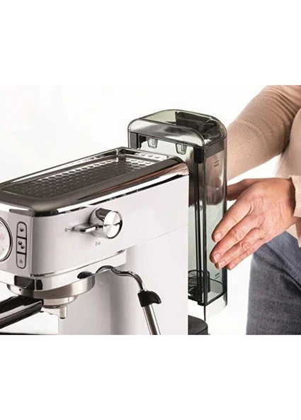 Ariete Moderna Espresso Slim 1300 W Beyaz Kahve Makinesi - 3